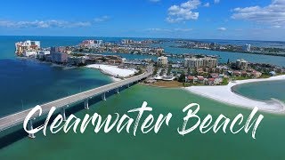 Clearwater Beach Florida Drone Video [upl. by Haily]