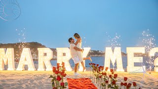 ¡Una Propuesta de Matrimonio de Ensueño en la Playa de Huatulco 🌹✨ Marriage Proposal in Huatulco [upl. by Enieledam507]