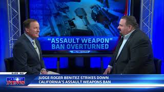 KUSITV9 Interviews SDCGO Director on Judge Benitez striking down Californias Assault Weapons Ban [upl. by Aifoz]