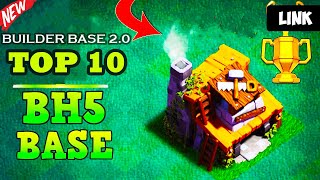 NEW BEST Builder Hall 5 Base COPY Link 2023 COC BH5 Trophy Base  CLASH OF CLANS  GAME WALA [upl. by Einalem]