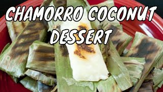 Chamorro Food  Apigige COCONUT Dessert  Guam Recipes [upl. by Ahsratal259]