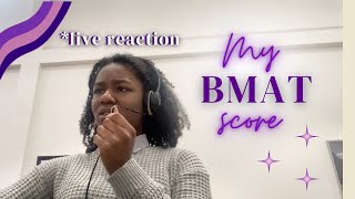 REVEALING MY BMAT SCORE… live reaction [upl. by Appleby67]