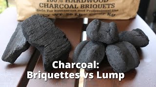 Charcoal Briquette vs Lump  Choosing the Right Charcoal for Grilling and Smoking [upl. by Auqinet]