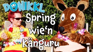 ♫ Kinderlied ♫ Spring wien Känguru ♫ DONIKKL Kinderlieder ♫ Singen Tanzen Bewegen [upl. by Enawtna]