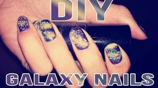 DIY  Galaxy Nails [upl. by Duthie]