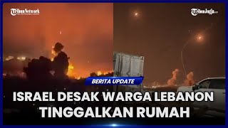 ISRAEL SERUKAN EVAKUASI PENDUDUK LEBANON SELATAN SEMBARI TERUS GEMPUR PUSAT KOTA BEIRUT [upl. by Sehcaep]