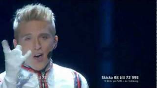 Danny Saucedo  Amazing Live in Melodifestivalen 2012 [upl. by Alesandrini]