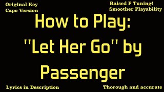 quotLet Her Goquot Passenger  Acoustic Guitar Tutorial [upl. by Troy]