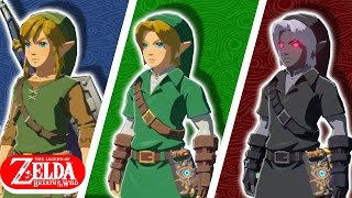 How to Get ALL Classic Link Outfits in Breath of the Wild [upl. by Ellenahc]