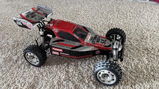 Kyosho Turbo Optima Mid SE  First run after sitting for 30 years [upl. by Ainej]