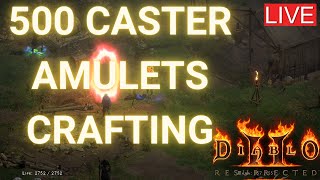 D2R  Lets craft 500 caster amulets together [upl. by Nylave599]