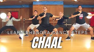 Learn Bhangra Dance Online Tutorial For Beginners  Chaal Step By Step  Lesson 4 [upl. by Ruffi]