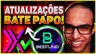 BEEFUND amp XMYNER Novas Atualizações Importantes e Bate papo ao Vivo Jornada do 0 aos 100K [upl. by Ycal]