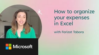 Microsoft Create How to organize and track your expenses using Excel [upl. by Cocke]