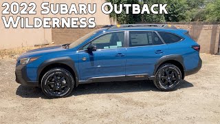 Geyser Blue 2022 Subaru Outback Wilderness [upl. by Gilliam]