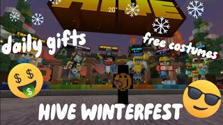 Everything About Hive Minecraft Winterfest 2023 [upl. by Eirrem]