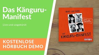 🎧 Das KänguruManifest Live und ungekürzt – Kostenlose Hörbuch Demo [upl. by Alrats21]