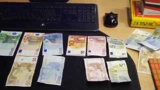 Euros Money Coins and notes explained for Travellers Euro Europe [upl. by Yenruoj32]