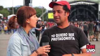 Entrevistas Rock al Parque 2011 Radioloco Gene Simmons Pepe Plata radionica [upl. by Yrogiarc]