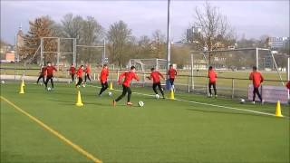 FußballTechnikEndlosschleife Fußballspezifisches Ausdauertraining [upl. by Affra]