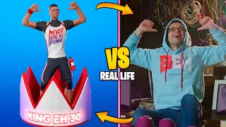 CELEBRITIES Doing FORTNITE Dances in REAL LIFE 400 SYNCED Nick EH 30 Conor McGregor Kai Cenat [upl. by Ahselat]