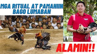 Sabong Tips Mga Ritual At Pamahiin Na Pwedeng Makatulong Para Manalo [upl. by Ydorb717]