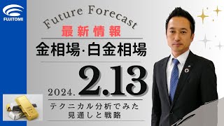 《最新情報》金価格・白金価格：米消費者物価指数（CPI）に注目！【金先物・白金先物】テクニカル分析でみた見通しと戦略 200240213配信 [upl. by Daphene]