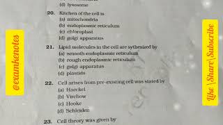 The Fundamental Unit Of Life Class 9 Ncert Sample Paper  Science Biology Class 9 video exphub [upl. by Gautious186]