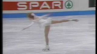 Oksana Baiul UKR  1993 World Figure Skating Championships Ladies Technical Program [upl. by Aikemit]