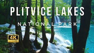 Tour to Plitvice Lakes Croatia  with descriptions  4K [upl. by Bogoch]