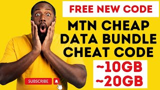 MTN 10GBGhc27 Data Bundle New Secret Cheat Code mtn mtnghana zonebundle freeinternet freedata [upl. by Nylevol]