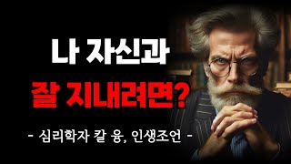 나 자신과 잘지내는 5가지 방법 내면의 나를 그대로 받아들이는 법  심리학 대가 칼융의 철학  인생 지혜  오디오북 [upl. by Calvin]