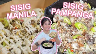 Sisig Manila VS Sisig Kapampangan  NEGOSYO RECIPE  Modern Nanay [upl. by Josie]