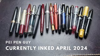 Currently Inked April 2024 A Problematic ink [upl. by Assirek]