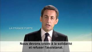 Clip officiel de campagne de Nicolas Sarkozy  Format long [upl. by Ahcila]