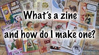 Whats a zine and how do I make one [upl. by Yattirb]