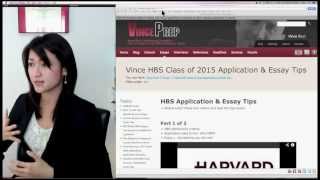 💕 HarvardHBS HBS MBA MBAinterview by VincePrep 💕 [upl. by Alaehs853]