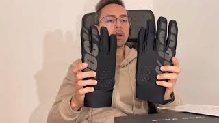 100 Hydromatic Brisker winter bike gloves honest review [upl. by Nahtiek]