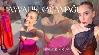 VLOG  Mini Ayvalık Tatilimiz Kuzenimin kınası ve düğünü💃🏼👰 [upl. by Ogram]