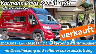 Campervan mit Mega Ausstattung zu verkaufen Karmann Davis 590 Lifestyle  Dieselheizung [upl. by Fancy]