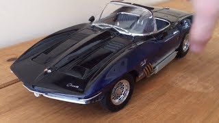 Review AUTOart 118 1961 Chevrolet Corvette Mako Shark  The Model Garage [upl. by Dinny]