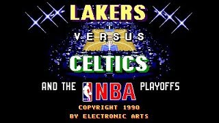 Lakers versus Celtics and the NBA Playoffs Sega Genesis  Game Play [upl. by Ruggiero]