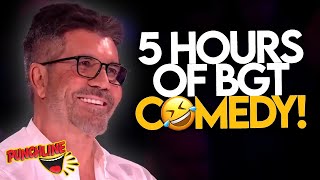 5 Hours Of HILARIOUS BGT Comedy With Simon Cowell [upl. by Milks]