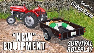 quotNEWquot EQUIPMENT  Survival Roleplay  Farming Simulator 17  Letton Farm  Ep 18 [upl. by Helsie]