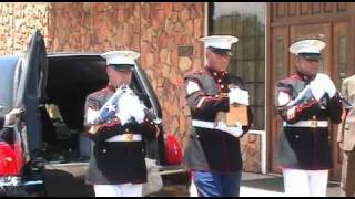 USMC Sgt Zachary J Walters KIA Homecoming [upl. by Sandye]