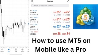 How to Use MetaTrader 5 2024 Full Guide From Beginner to A Professional Trader [upl. by Namialus]