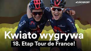 Michał Kwiatkowski wygrywa etap na Tour de France [upl. by Tattan]