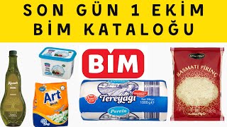 SON GÜN 1 EKİM  BİM HAFTANIN FIRSAT ÜRÜNLERİ  RESMİ KATALOGDAN [upl. by Tnaryb]