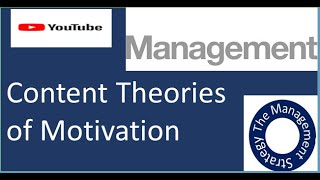 Content Theories of Motivation The Distinction between Content and Process Theories [upl. by Etnomal]