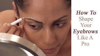 Eyebrow Basics  How To Find The Right Shape Of Your Eyebrows  Glamrs [upl. by Anaid]